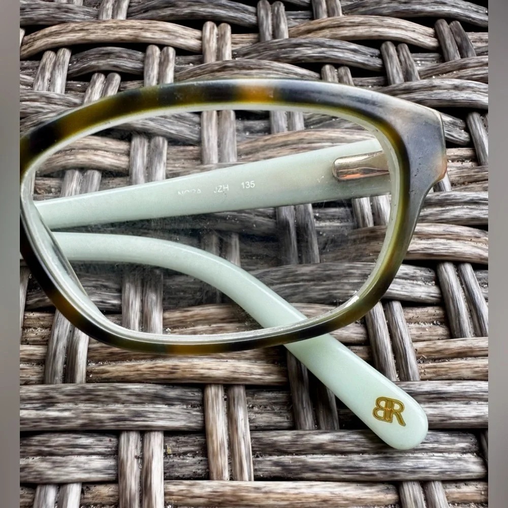 Banana Republic Eyeglass Frames Only NORA Mint Green/Brown Tortoise 38-19-135